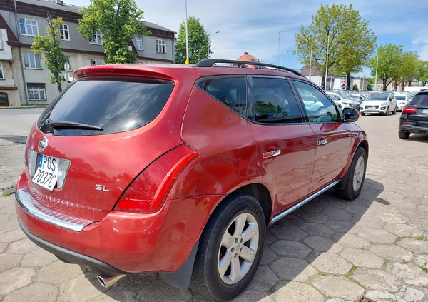 Nissan Murano cena 12500 przebieg: 281790, rok produkcji 2006 z Mieszkowice małe 254
